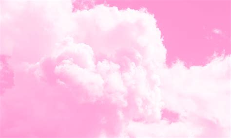 Cotton Candy Sky Pink Background Illustration Stock Illustration