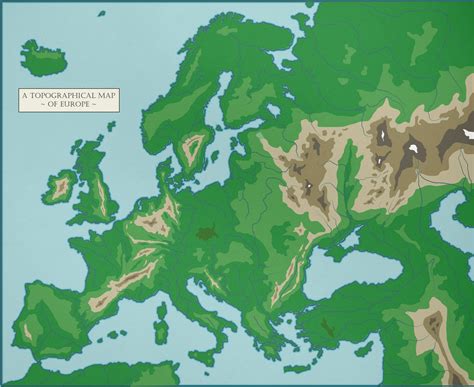 Europe With Alternate Topography R Imaginarymaps