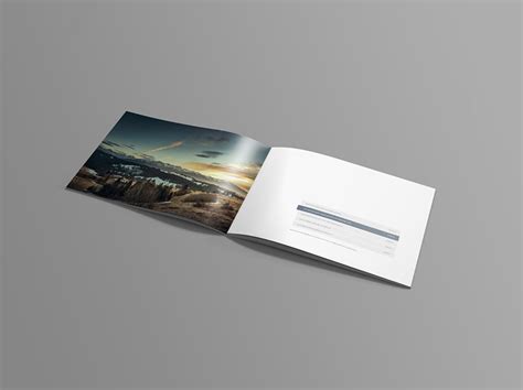 landscape brochure mockup