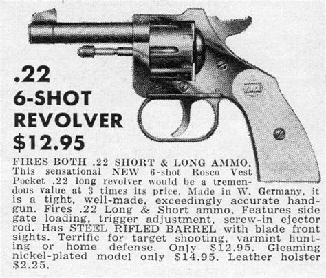 Ammo And Gun Collector Rohm Model Rg 10 22 Short
