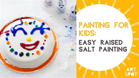 Raised Salt Painting A Super Fun Art Technique For Kids That Involves Painting With Glue And
