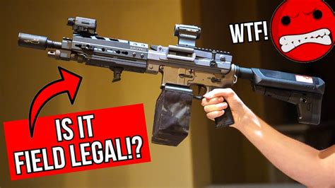 Craziest Airsoft Gun Ever Built Full Auto Shooting And Unboxing Youtube
