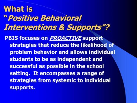 Ppt Positive Behavioral Interventions And Supports Powerpoint