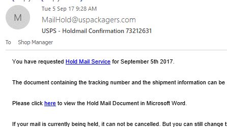 The number is valid and the item is delivered. A USPS fake mail alert and example of phishing to guard ...
