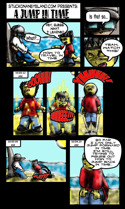 Fast Forward Stuck On An Eyeland Comic Fury Comic Fury Webcomic