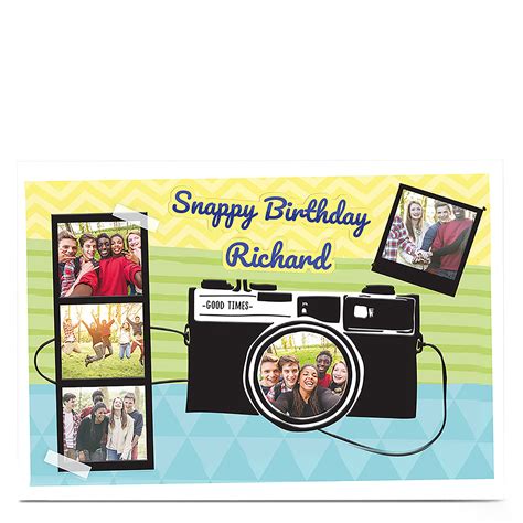 We offer free demos on new arrivals so you can review the item before purchase. Buy Multi Photo Birthday Card - Snappy Birthday for GBP 1.79-4.99 | Card Factory UK