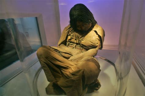 La Doncella Or The Maiden Is A Mummy Of An Inca Girl Frozen For