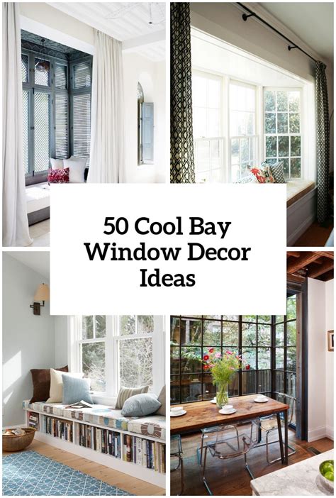 Bay windows provide an abundance of light to enter the home. 50 Cool Bay Window Decorating Ideas - Shelterness