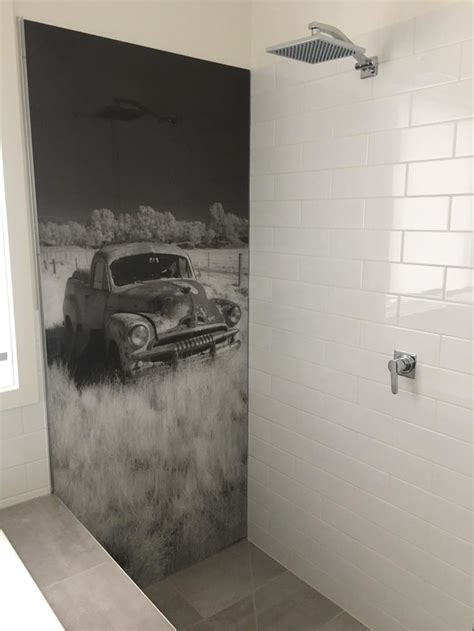 Printed Splashback Shower Wall Panel Acrylic Shower Walls Glass