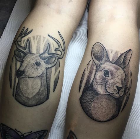 Matching Deer And Bunny Deer Healed More Simple Than My Normal Stuff