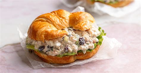 Favorite Chicken Salad Croissant Sandwiches Recipe For Two A Flavor