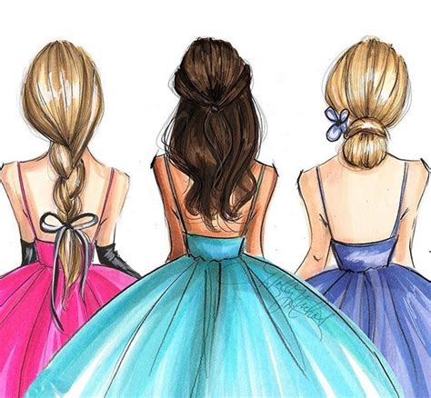 Pin By Emily On Fashion Illustration Drawings Of Friends Bff