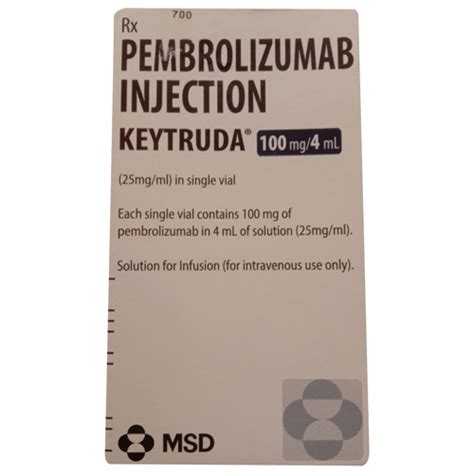 Keytruda Pembrolizumab Injection Mg General Medicines At Best Price In Ahmedabad The Ecomed