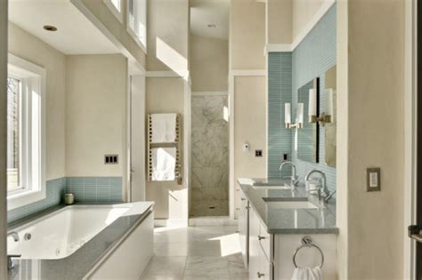 Chair rail is molding on an interior wall that prevents chairs from rubbing against the plaster. Chair Rail Molding Ideas for the Bathroom | RenoCompare