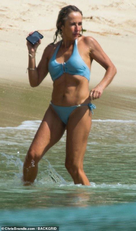 gary lineker s ex wife michelle cockayne 55 shows off age defying physique in a bikini in