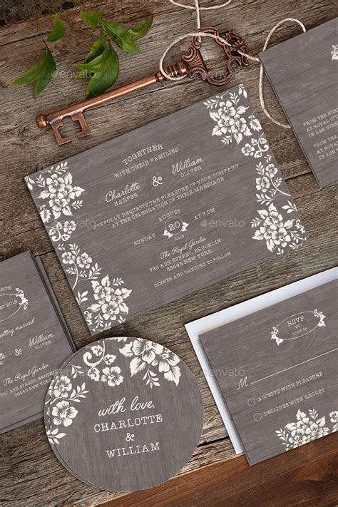 40 Best Wedding Invitation Psd Templates Designmaz