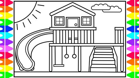 It's great to use it not only during classes but also as a background sound during the it's easier for kids to learn vocabulary while playing. How to Draw a Playhouse for Kids 💚💙💜Kids Playhouse Drawing ...