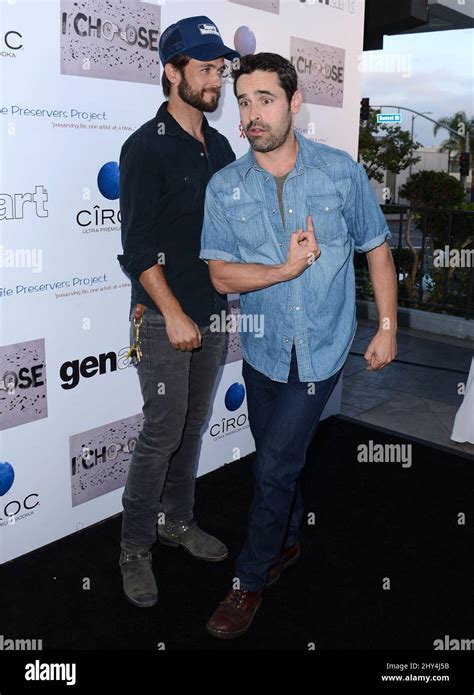 Jesse Bradford Justin Chatwin Attending The Premiere Of I Choose In