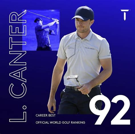 Career Best Official World Golf Ranking Laurie Canter