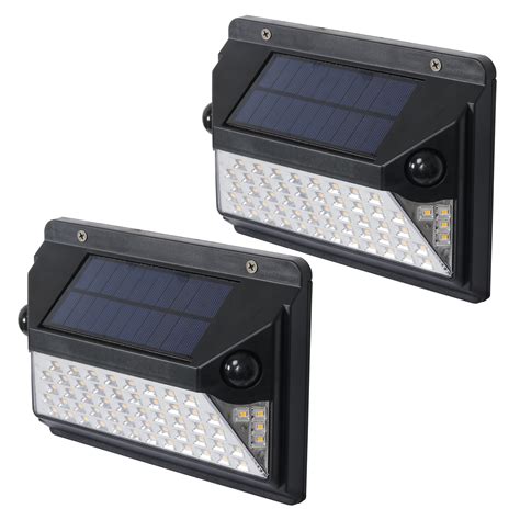 Westinghouse 1000 Lumen Solar Motion Activated Wall Light Pack Of 2