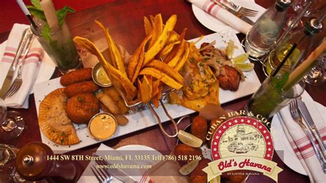 Are you in love with cuban food and all that it has to offer? Old's Havana Cuban Cuisine in Miami - YouTube