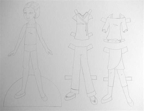 Paper Doll School Combining Digital And Traditional Media Part 1