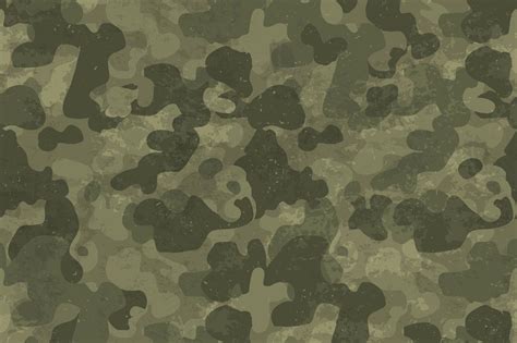 Camouflage Seamless Textured Pattern Seamless Patterns Grunge
