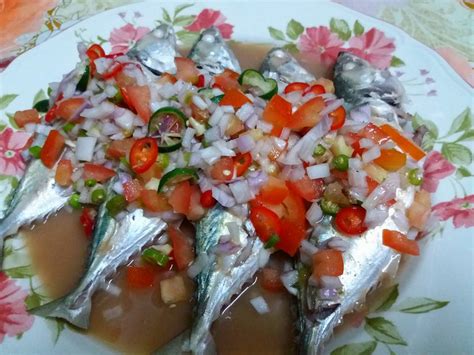 Ikan masak asam pedas rebus. Masak Ikan Kembung Rebus Air Asam Tak Cukup Kalau Makan ...