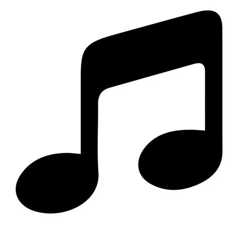 Musical Note Download Clip Music Icon Black And White Transparent