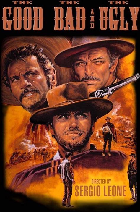 Poster Clint Eastwood Spaghetti Western The Good The Bad And The Ugly