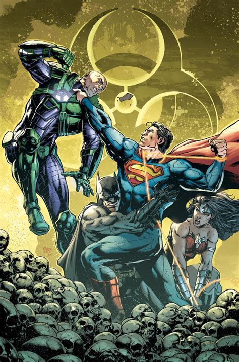 Superman Batman And Wonder Woman Vs Lex Luthor By Jason Fabok