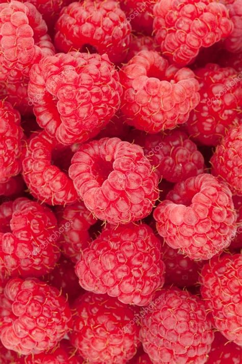 Raspberries Closeup Background — Stock Photo © Karandaev 87219006