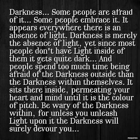 Quotes About Darkness Within Quotesgram