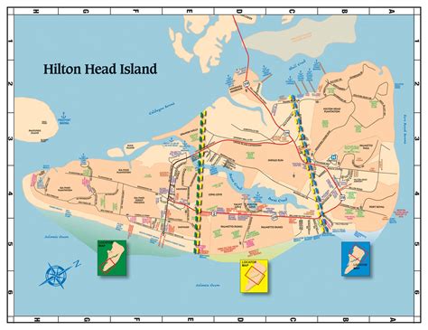 Hilton Head Island Map 101 Things To Do Hilton Head