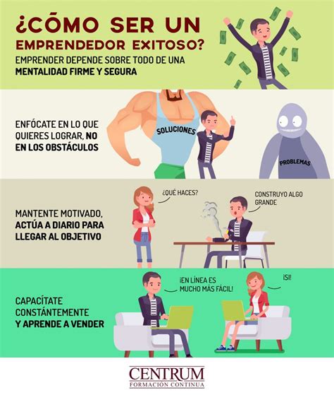 Infografía ¿cómo Ser Un Emprendedor Exitoso Centrum