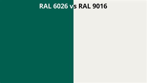 Ral 6026 Vs 9016 Ral Colour Chart Uk