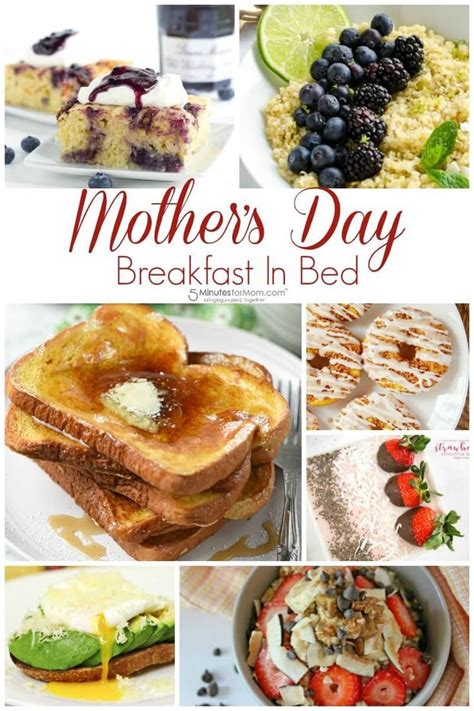 Mothers Day Breakfast In Bed Recipe Ideas Mothers Day Breakfast Mothers Day Desserts
