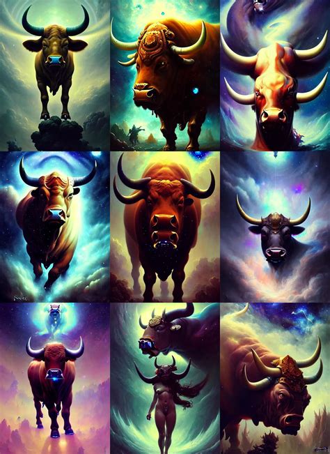 taurus the bull!!! highly detailed, high contrast, | Stable Diffusion