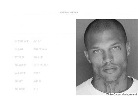 jeremy meeks hot convict whose police mugshot went viral signed to white cross management