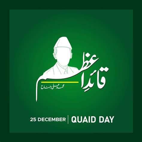 25th December Honoring the Birth of Pakistan's Founding Father Quaid-e