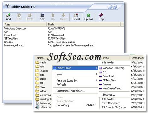 Folder Guide Screenshot