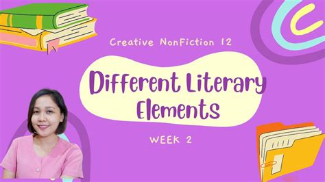 Creative Nonfiction Different Literary Elements Module 1 Lesson 2