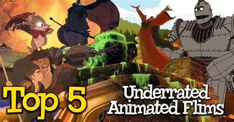 Top 5 Underrated Animated Films By Rubberonion
