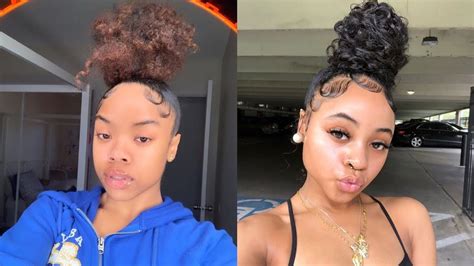 Long hairstyles for round faces are no less popular thanks to the super beneficial vertical lines elongating a full face. CUTE BADDIE HAIRSTYLES - YouTube