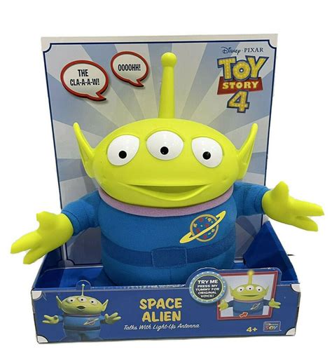Disney Pixar Toy Story 4 Talking Space Alien Talks And Antenna Lights