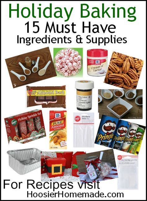 Holiday Baking 15 Must Have Ingredients And Supplies Recipes