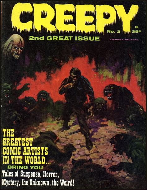 Fantasy Ink Frank Frazetta Creepy Covers