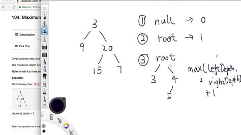 Leetcode Tutorial 104 Maximum Depth Of Binary Tree Youtube