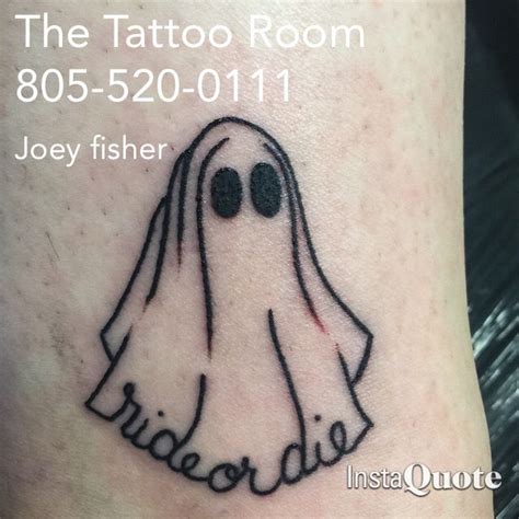 Ghost Tattoo By Joey Fisher The Tattoo Room Simi Valley Ca 805 520