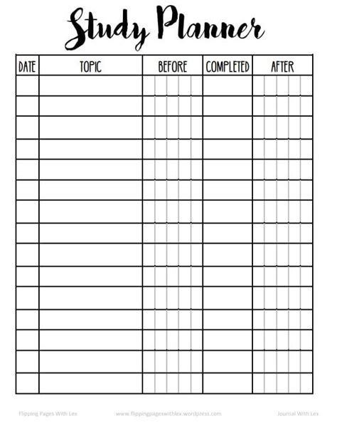 Revision Timetable Template Here Are 16 Revision Timetable Templates